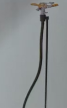 摇臂喷头碳素杆地插